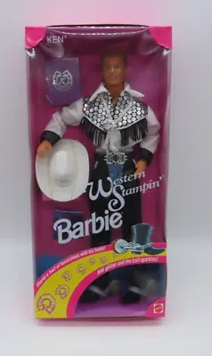 Western Stampin Barbie Ken 1993 Mattel 10294 NIB NRFB • $65