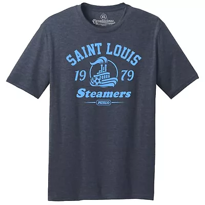 St. Louis Steamers 1979 Logo MISL Soccer TRI-BLEND Classic Cut Tee Shirt • $22