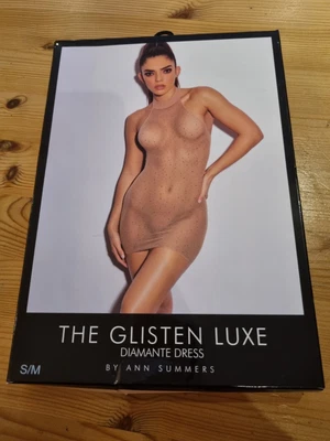£4 • Buy Glisten Luxe Diamante Dress S/M Ann Summers