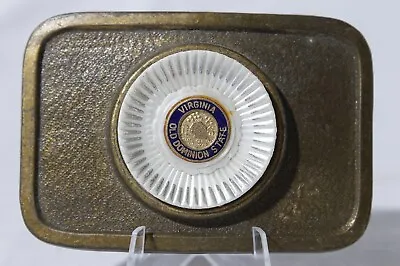 Vintage Virginia Old Dominion State Belt Buckle • $29.96