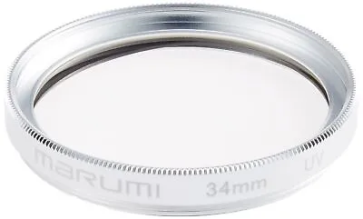 MARUMI UV Filter 34mm Silver 103244 Multi Coating For Ultraviolet Absorption • $21.99