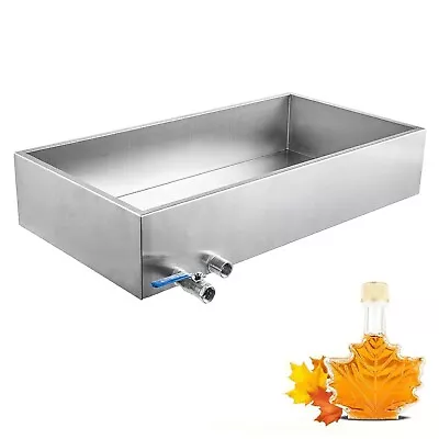 Marada Maple Syrup Evaporator Pan 304 Stainless Steel With A Valve Two Interface • $159.99