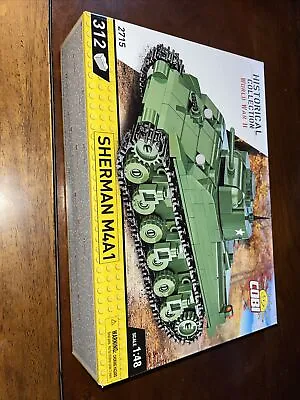 COBI 2715 WWII Sherman M4A1 US Tank 1:48 Scale 312 Pieces In Box NEW! • $42.33