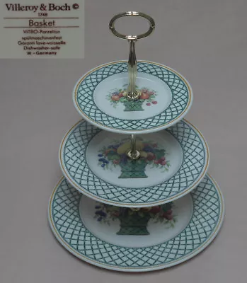£102 • Buy Villeroy & Boch  Basket  THREE TIER CAKE STAND