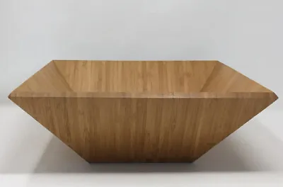 Core Bamboo Wood Wooden Square Salad Serving Bowl • $24