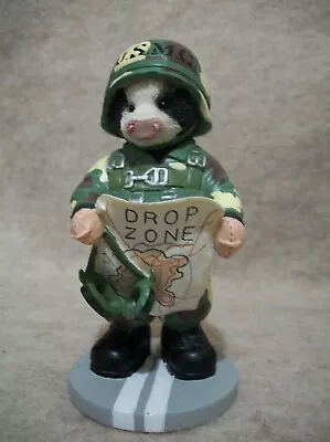 Drop Zone - Marines - Mary Moo Moo Cow Figurine • $37