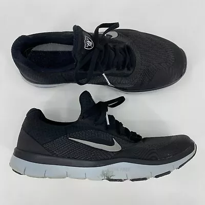 Men's Nike Free Trainer V7 X NFL Oakland Raiders Size 7.5 Shoes AA1948-001 • $17.95