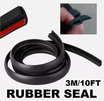 Car Door Rubber Weather Seal Hollow Strip 118inch Universal Weatherstrip H-shape • $12.39