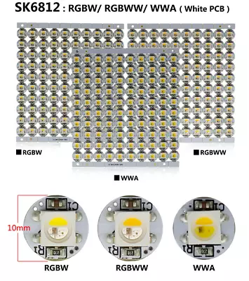  WS2812B SK6812 Addressable RGB 5050 SMD LED Chips LIGHT Pixel Heat Sink PCB 5V • $6.59