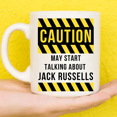 Caution Jack Russells Mug | Jack Russell Gifts | Gifts For Dog Lovers | Birthday • £11.99