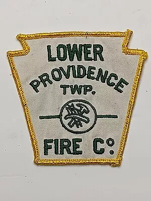 Lower Providence Township PA. Vintage Police Department Yellow Patch  4  X 4  • $12