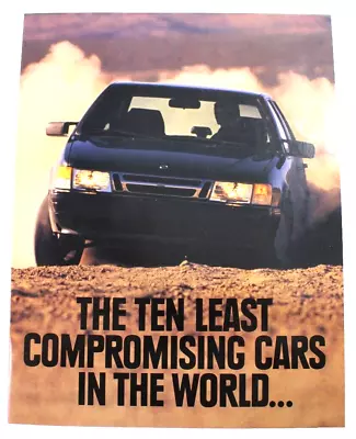 1991 Saab The Ten Least Compromising Cars In TheWorld Dealership Brochure/Poster • $13.95