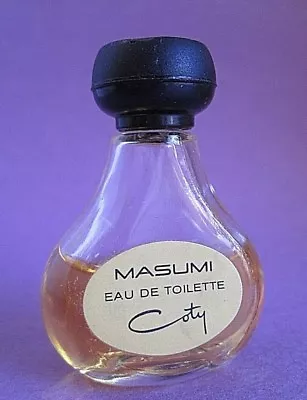 Masumi Eau De Toilette By Coty Mini Miniature Almost Full 6 Ml 1976 Vintage RARE • $49