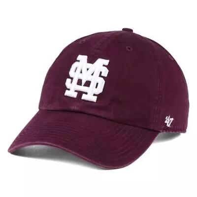 Men's '47 Maroon Mississippi State Bulldogs Vintage Clean Up Adjustable Hat • $22.49