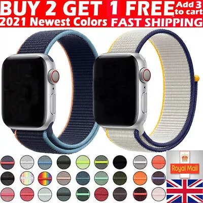 For Apple Watch Strap Nylon Band IWatch Series SE 8 7 6 5432 Ultra 38 40 44 49mm • £5.76