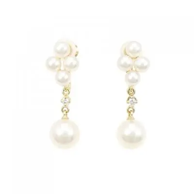 Authentic MIKIMOTO Akoya Pearl Earrings  #260-006-191-3967 • $612.50