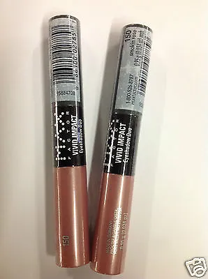 ( LOT OF 2 ) Max Factor Vivid Impact Eye Shadow Duo #150 Smokin Rose NEW. • $12.71