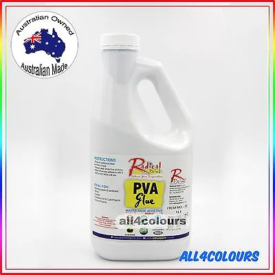 $24.99 • Buy 1L OZ Made NON TOXIC PVA Glue Washable Adhesive For SLIME Non Staining