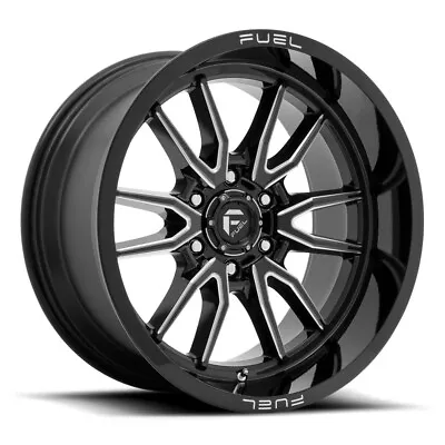 Fuel D761 Clash 18x9 6x5.5/6x139.7 1 Black Milled Wheels(4) 106.1 18  Inch Rims • $1392