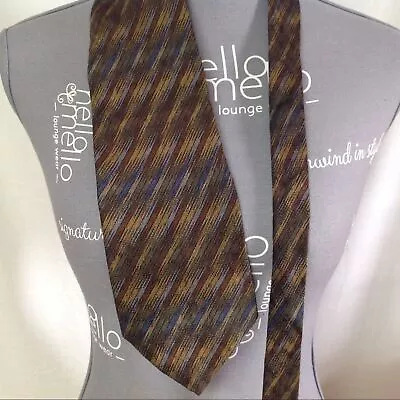 Conte De Milano Mens Neck Tie 100% Silk 59  X 4  • $12