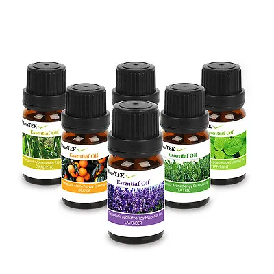 $9.76 • Buy Essential Oil Set -6 Pack- Aromatherapy Therapeutic Grade Oils Lot 10ml Natural#