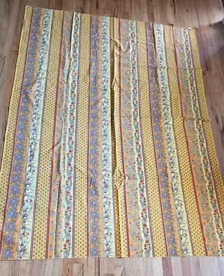 Vent Du Sud Multicolor Floral Rectangle Tablecloth 79 X 57 • $24.95