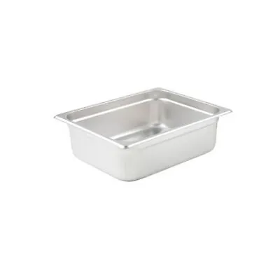 Winco SPJM-204 4-Inch Deep Half Size Anti-Jamming Steam Table Pan • $25.13