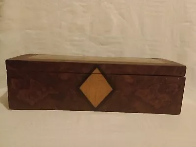£19.95 • Buy Unusual Arts And Crafts Style Wooden Glove Box