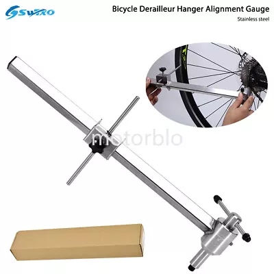 SWTXO Bicycle Derailleur Hanger Alignment Tool Gauge Professional Mtb Road Bike • $49.99