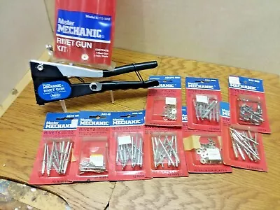 RIVET GUN KIT & ASSORTED RIVET SUPPLY From MasterCraft • $14.99