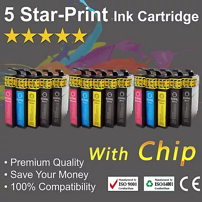 15 Ink Cartridges For 220XL Workforce WF-2630/ WF-2650/ WF-2750/ WF-2760/ WF2660 • $38.99