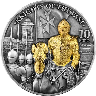 2023 2 Oz Malta Knights Of The Past Germania Mint .9999+ Fine Silver Round Coin • $359