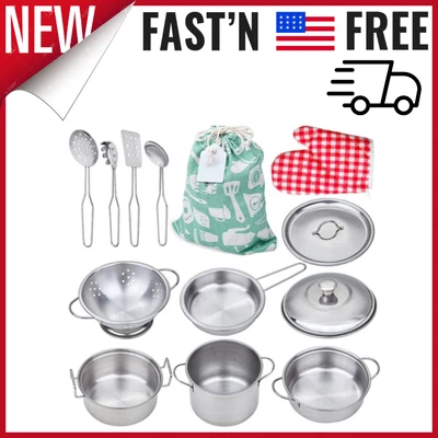 $23.16 • Buy Play Pots And Pans Toys For Kids Kitchen Playset Pretend Play Toys Cooking Kids