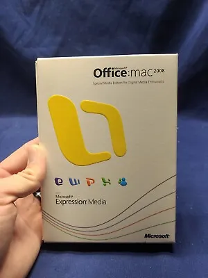 Microsoft Office Mac 2008 With Microsoft Expression Media • $15.95