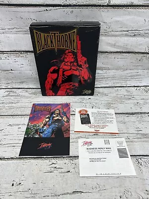 VTG Black Thorne Interplay Blizzard 1994 PC Big Box & Inserts ONLY NO GAME READ • $200