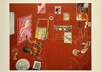 Postcard Henri Matisse  The Red Studio 1911  MoMA New York NY Unposted • $2.73