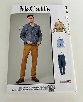 Simplicity Men’s Jacket Shorts & Pants Sewing Pattern No.M8393 • £14