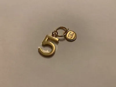 Chanel Key Charm Number 5 Five Gold Colour Accessory 2 Cm • £19.99