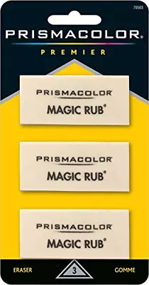 Prismacolor Premier Magic Rub Vinyl Erasers 3-Count • $5.76