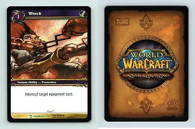 Wreck #126/319 March Of The Legion Uncommon Warcraft 2007 TCG Card • $2.09