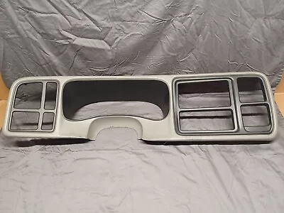 SILVERADO SIERRA Cluster Dash Trim DOUBLE DIN Radio Bezel LIGHT TAN 2003-2006 • $134.97