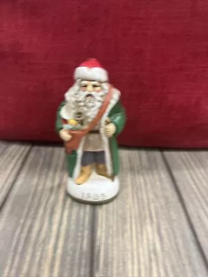 Vtg Christmas Reproductions Inc Memories Of Santa 1909 Ornament Green Coat Toys • $14.99