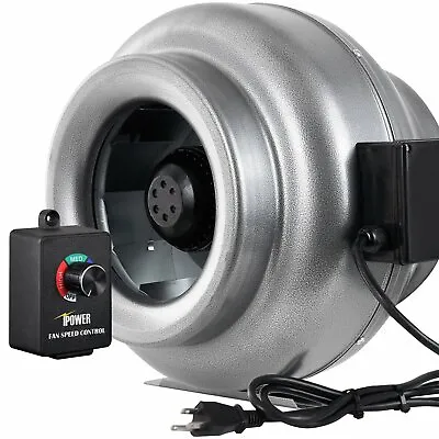 IPower 12 Inch 1060 CFM Duct Inline Fan HVAC Exhaust Blower & Speed Controller • $108.99