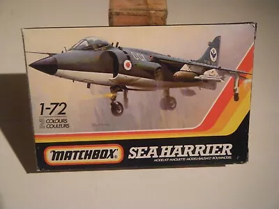 CLASSIC 1981 MATCHBOX 1/72 1980's British BAC SEA HARRIER FRS-1 Jump Jet Fighter • $11.95