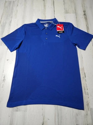 $65.57 • Buy Puma Evoknit DryCell Dassler Polo Golf Shirt 576123-03 Men's Size M 