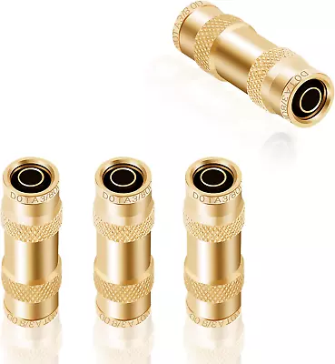 Air Brake Line Fittings3/8  DOT Air Fittings Brass Push In Fitting Push To Con • $26.24