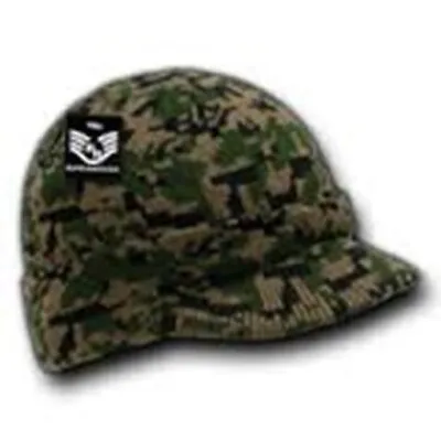 Beanie Hat Cap Visor Digital Marpat GI Camo Camouflage Radar Military Hunting • $16.95