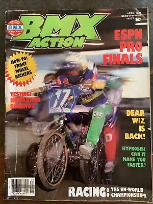 Vintage BMX Action Magazine April  1984 Volume 9 #4 KUWAHARA • $41