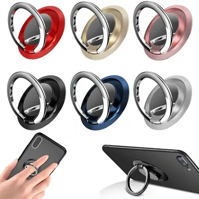 Finger Ring Holder Stand Grip 360° Rotating For Cell Phone Car Magnetic Mount • $2.14