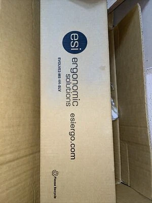 $75 • Buy New ESI Ergo EVOLVE2-MS-V4-SLV Dual Monitor Mount/Arm 🔥🔥🔥SALE🔥🔥🔥